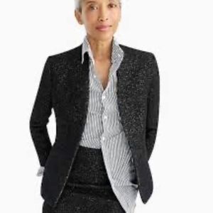 NWOT JCrew Going Out Blazer Jacket Tinsel Tweed